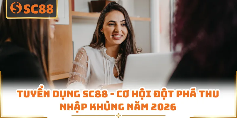 Tuyển dụng SC88 - Cơ Hội Đột Phá Thu Nhập Khủng Năm 2026
